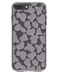 Gray Cow Print Phone Case