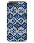 Ugly Sweater Blue White Impact iPhone Case