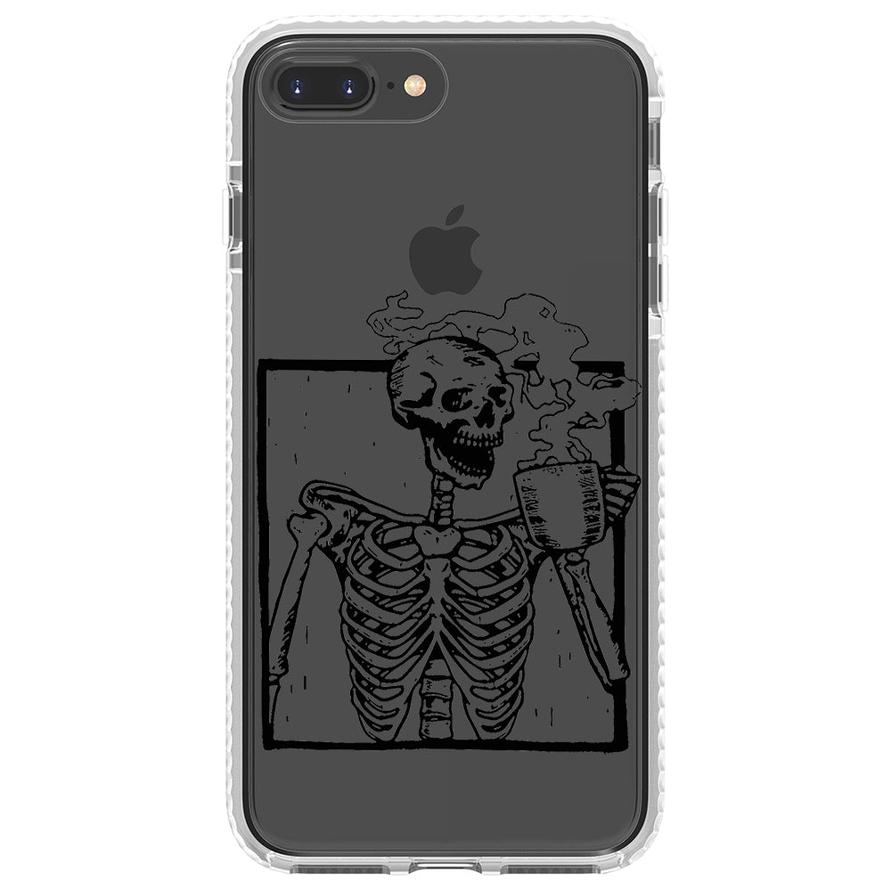 Coffee Skeleton Impact iPhone Case