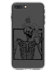 Coffee Skeleton Impact iPhone Case