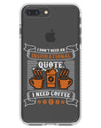 Coffee Inspirational Impact iPhone Case