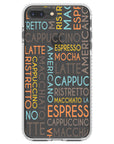 Coffee Names Impact iPhone Case