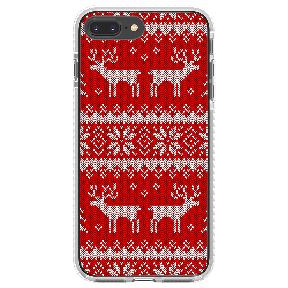 Ugly Sweater Red White Impact iPhone Case