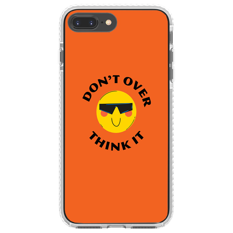 Don't Overthink Quote Impact iPhone Case