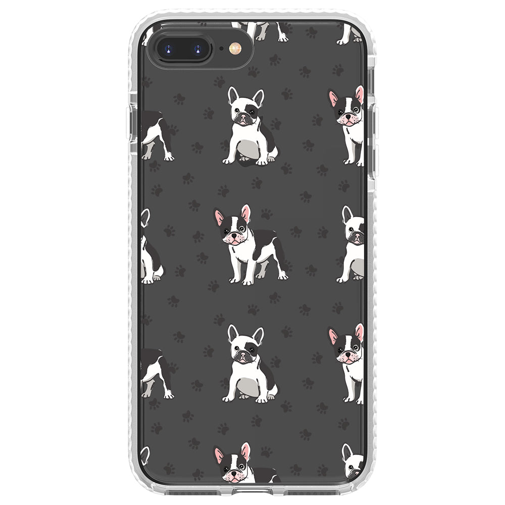 Frenchies Paws Collage Impact iPhone Case