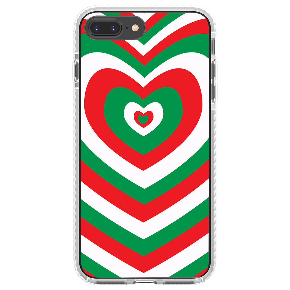 Candy Cane Impact iPhone Case