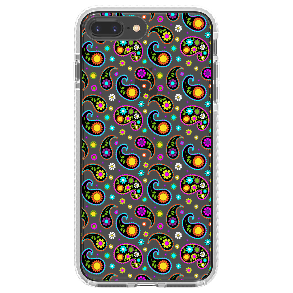 Colorful Paisley Impact iPhone Case