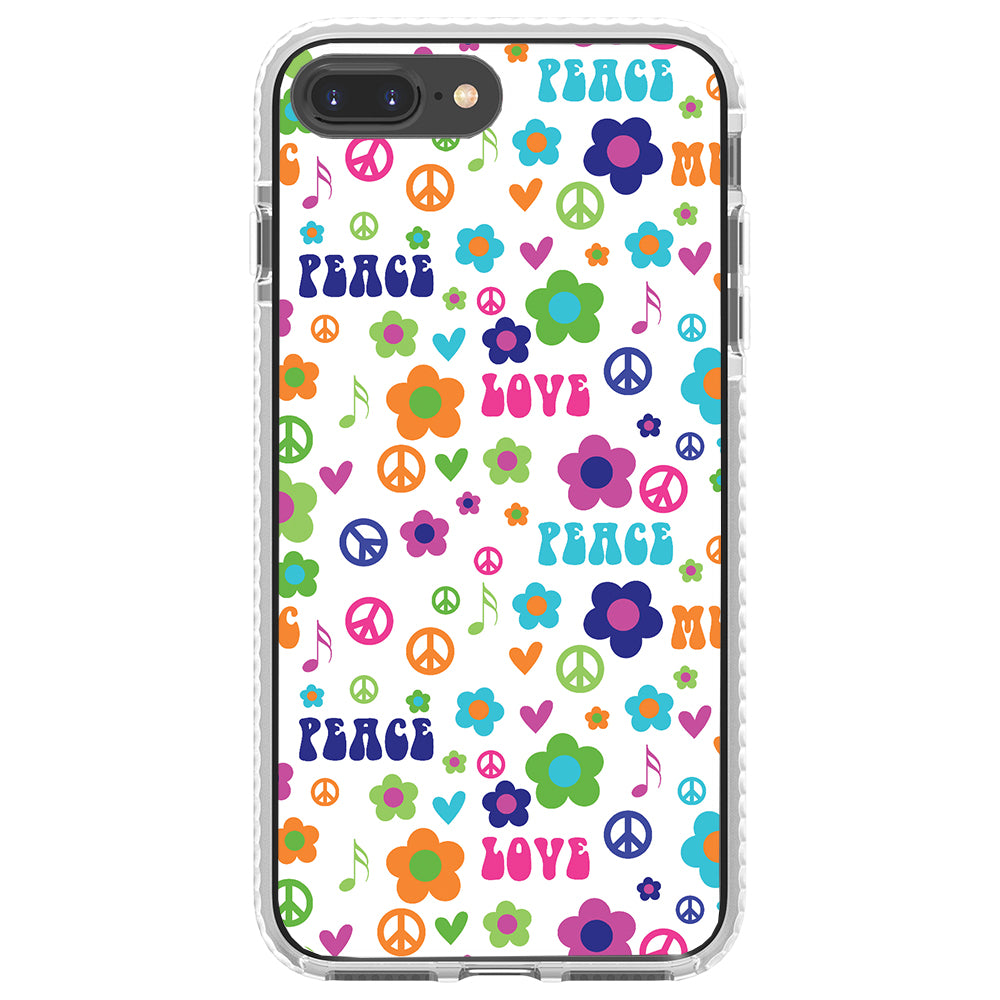 Love and Peace Impact iPhone Case