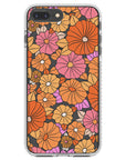 Retro Flowers Impact iPhone Case