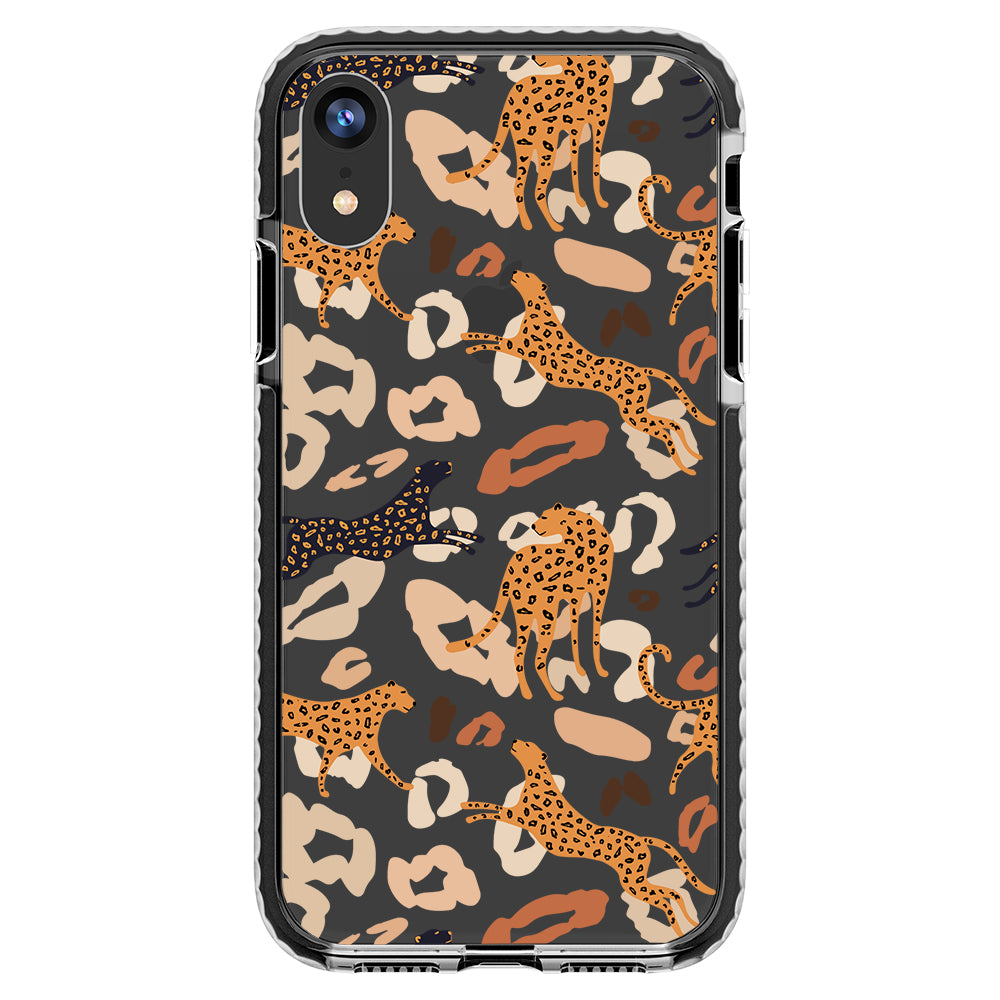 Abstract Leopard Impact iPhone Case