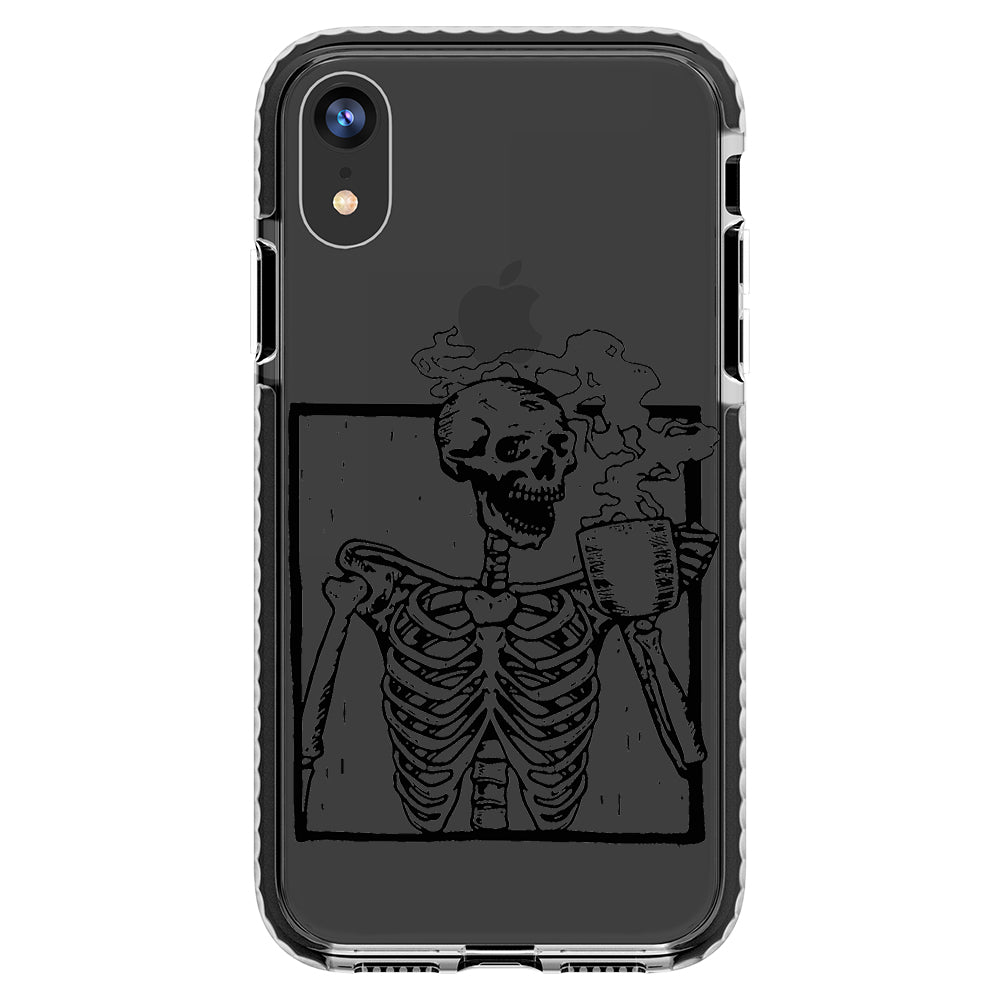 Coffee Skeleton Impact iPhone Case