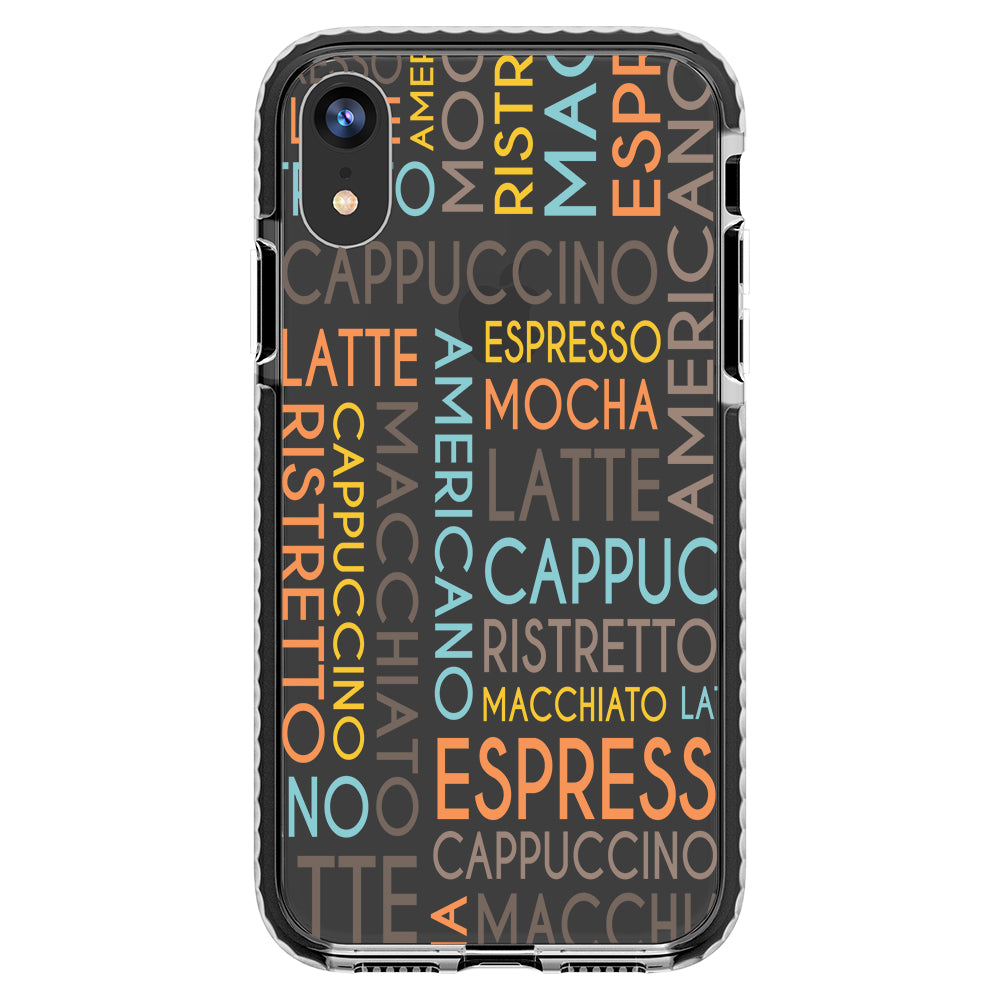 Coffee Names Impact iPhone Case