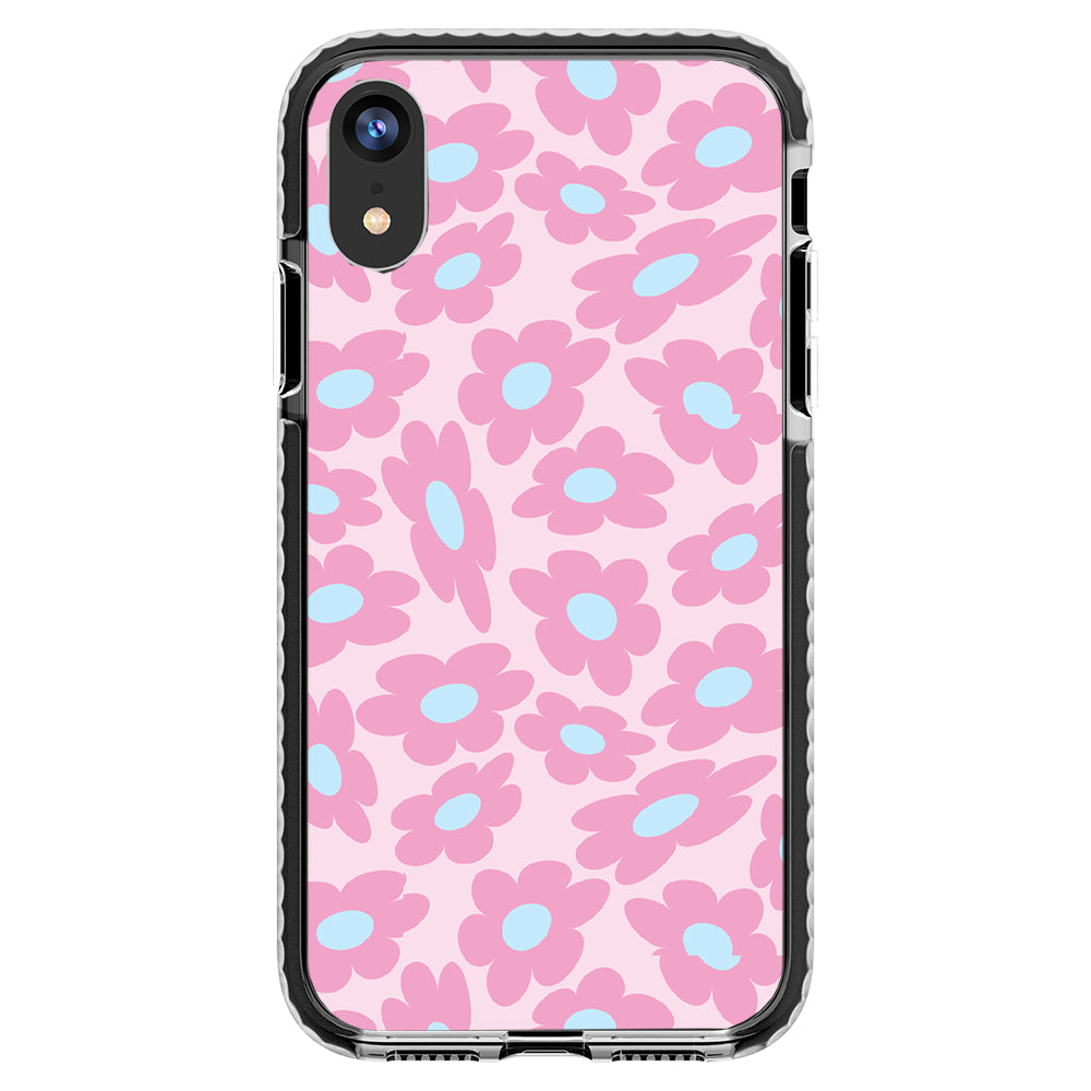 Pastel Warped Flower iPhone Case