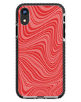 Psychedelic  Red Swirl iPhone Case