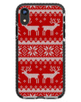 Ugly Sweater Red White Impact iPhone Case