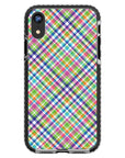 Colorful Checkboard Impact iPhone Case
