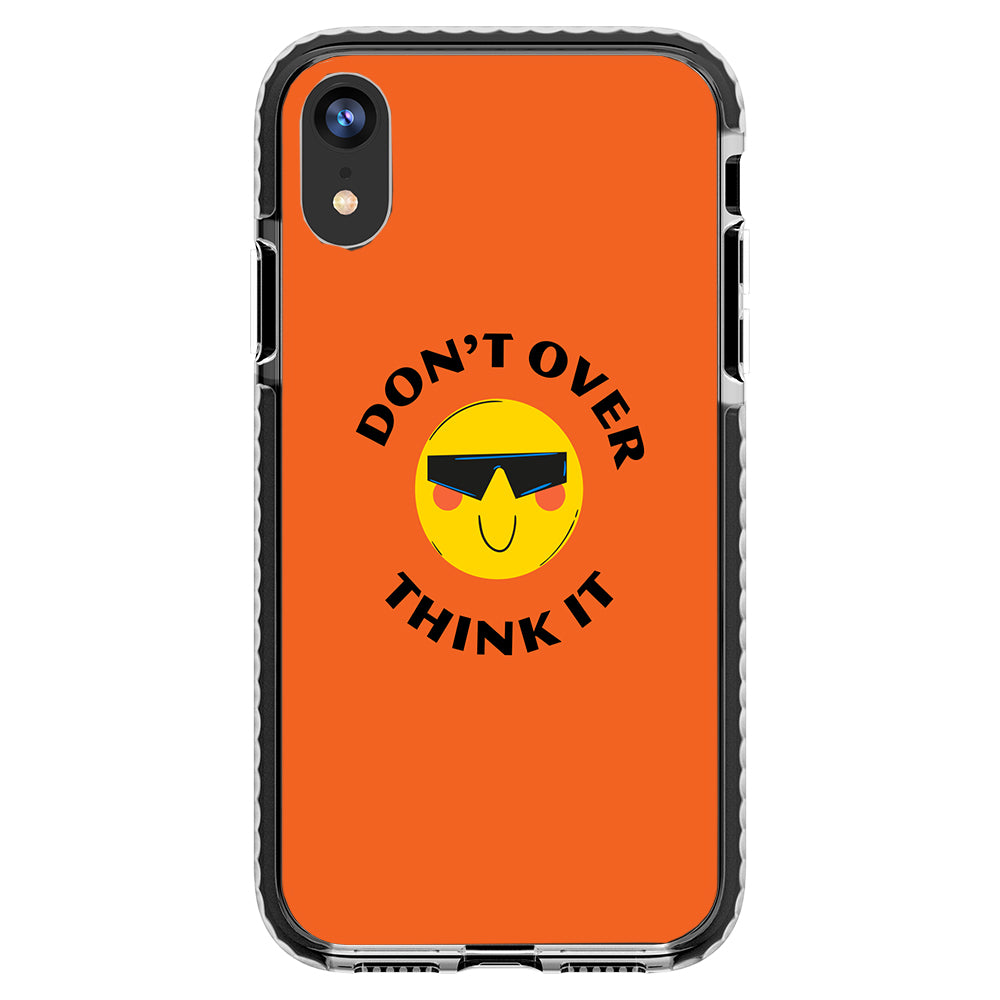 Don&#39;t Overthink Quote Impact iPhone Case