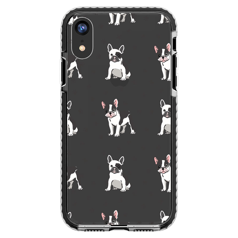 Frenchies Paws Collage Impact iPhone Case