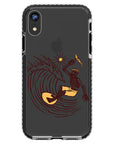 Surfing Skeleton Impact iPhone Case