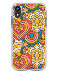 Colorful 70's Pattern Impact iPhone Case