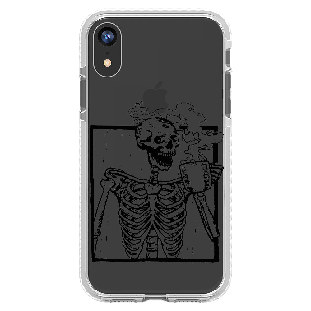 Coffee Skeleton Impact iPhone Case