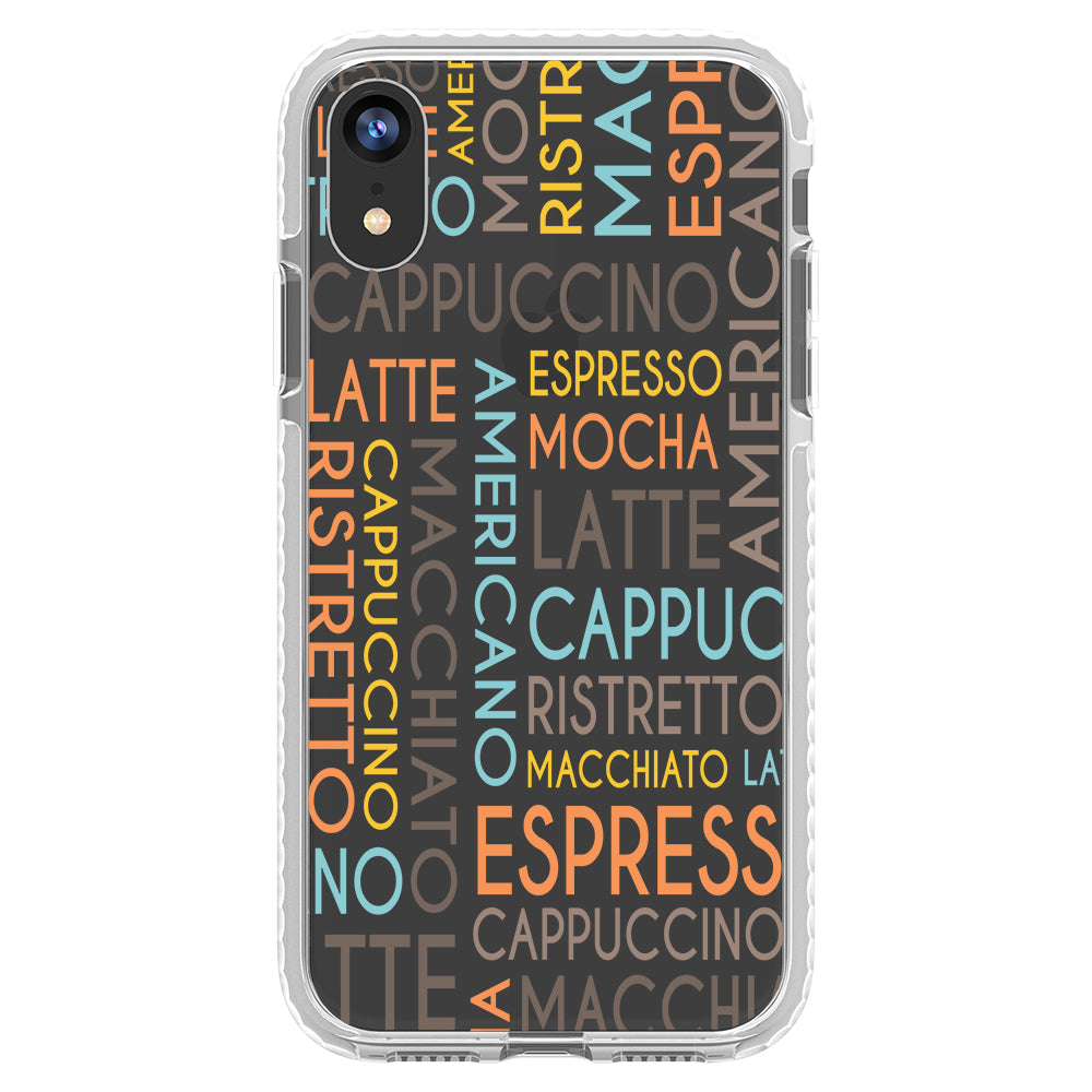 Coffee Names Impact iPhone Case