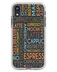 Coffee Names Impact iPhone Case