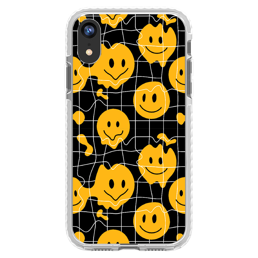 Grid Smiley  Impact iPhone Case