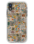 Spring Groovy Pattern Impact iPhone Case