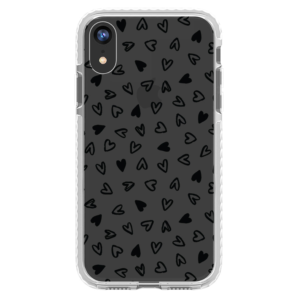 Little Hearts Impact iPhone Case