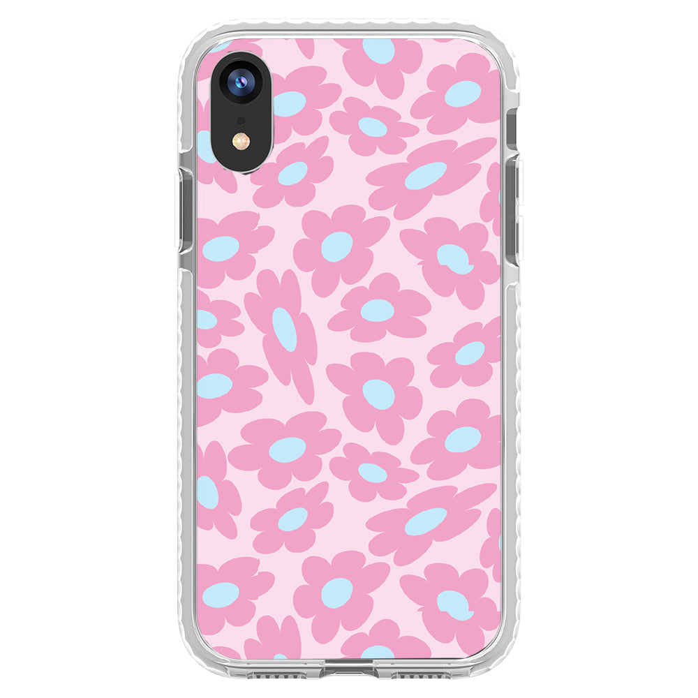 Pastel Warped Flower iPhone Case