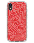 Psychedelic  Red Swirl iPhone Case