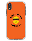 Don't Overthink Quote Impact iPhone Case