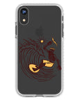 Surfing Skeleton Impact iPhone Case