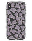 Gray Cow Print Phone Case