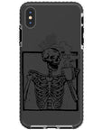 Coffee Skeleton Impact iPhone Case
