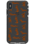 Baby Dachshund Collage Impact iPhone Case