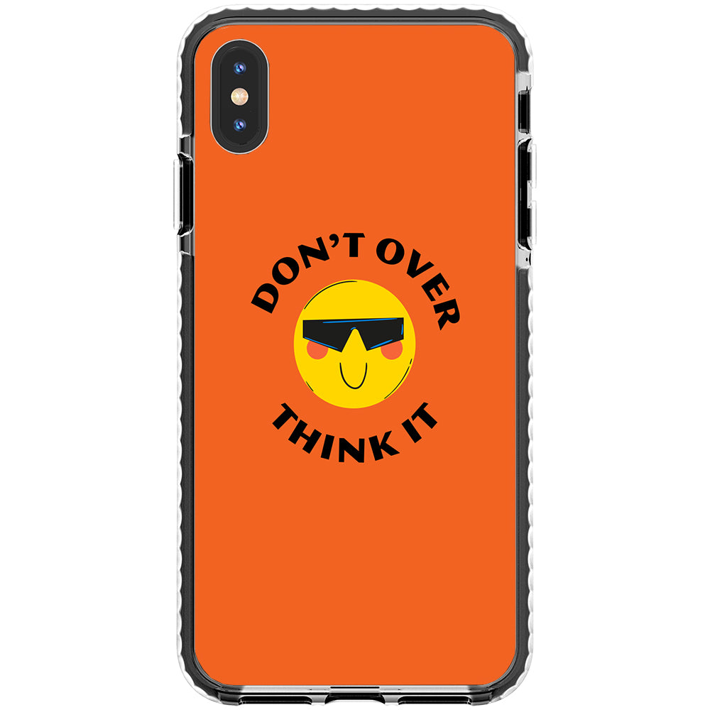 Don&#39;t Overthink Quote Impact iPhone Case