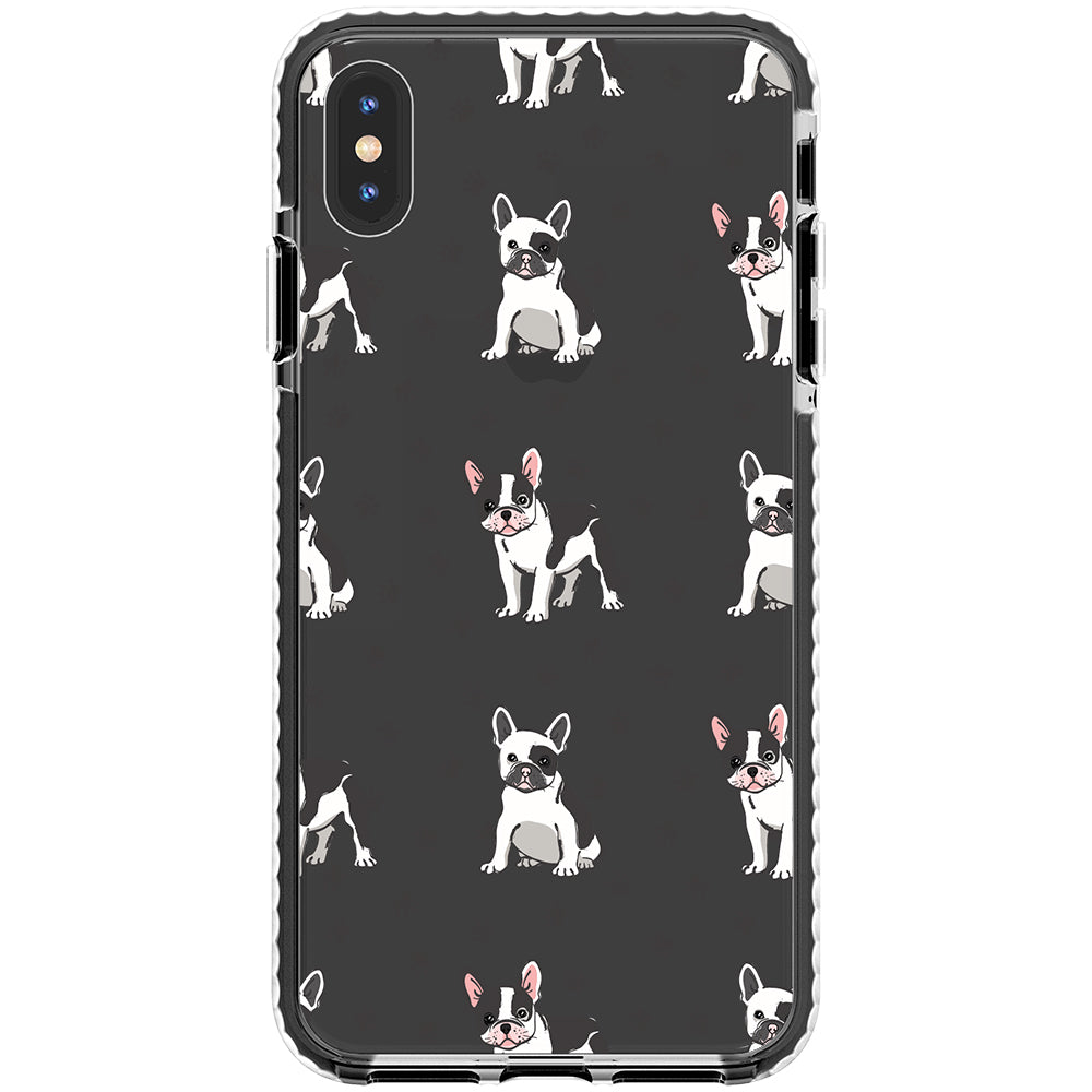 Frenchies Paws Collage Impact iPhone Case