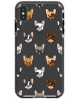 Frenchie Faces Impact iPhone Case