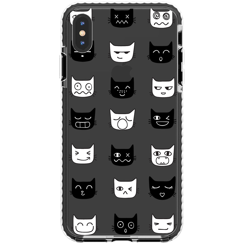 Cat Faces Impact iPhone Case