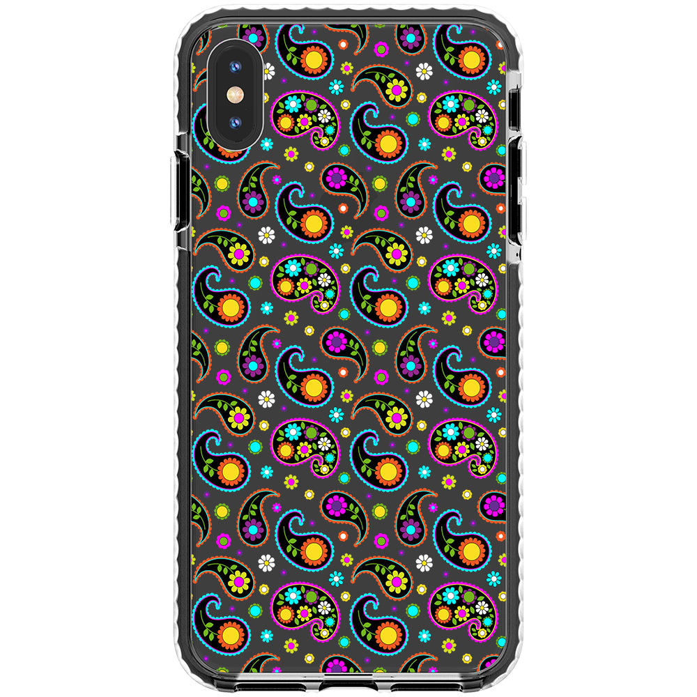 Colorful Paisley Impact iPhone Case