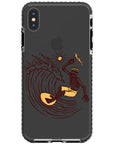 Surfing Skeleton Impact iPhone Case