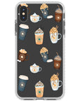 Pumpkin Spice Latte Collage iPhone Case