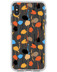 Abstract Fall Flowers Impact iPhone Case