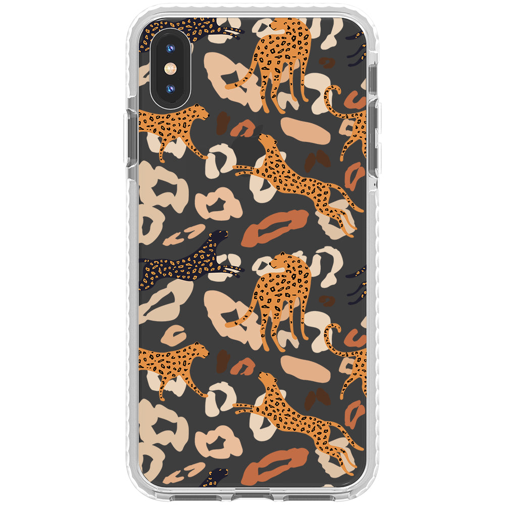 Abstract Leopard Impact iPhone Case