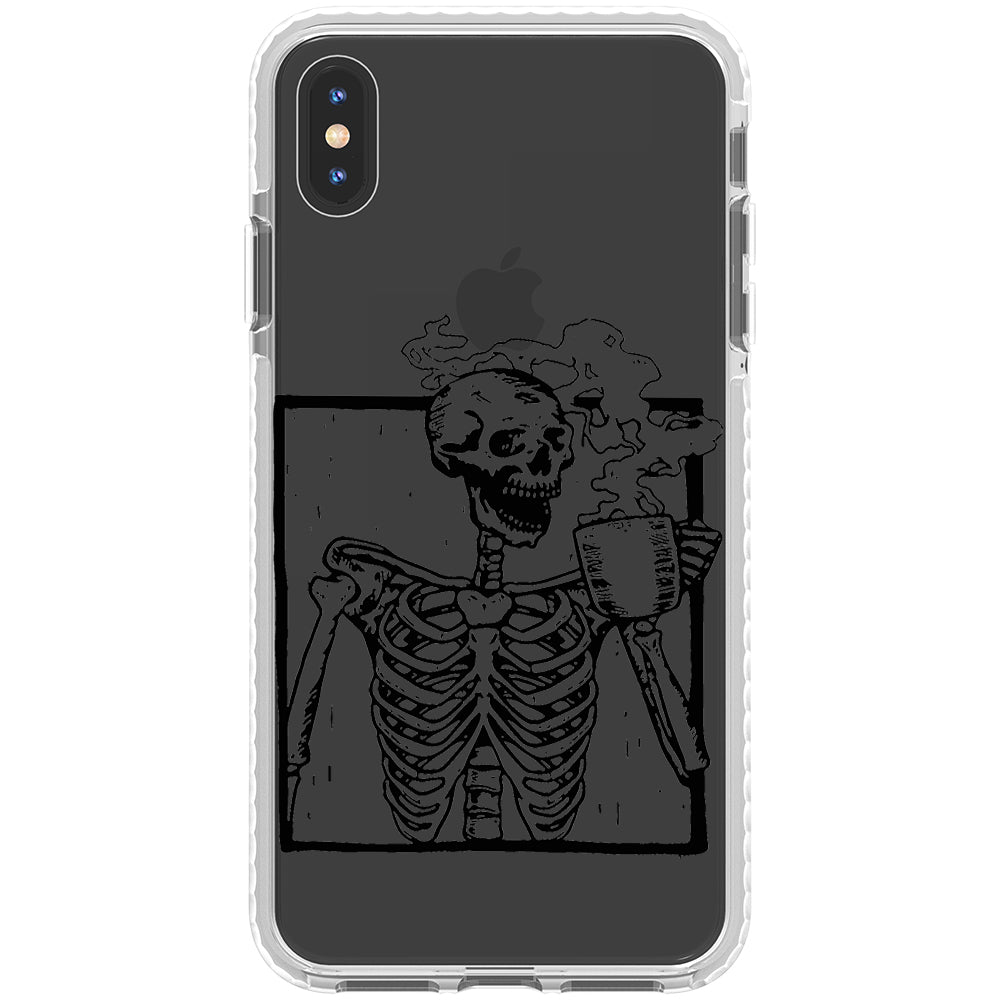 Coffee Skeleton Impact iPhone Case