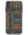 Coffee Names Impact iPhone Case