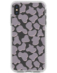 Gray Cow Print Phone Case