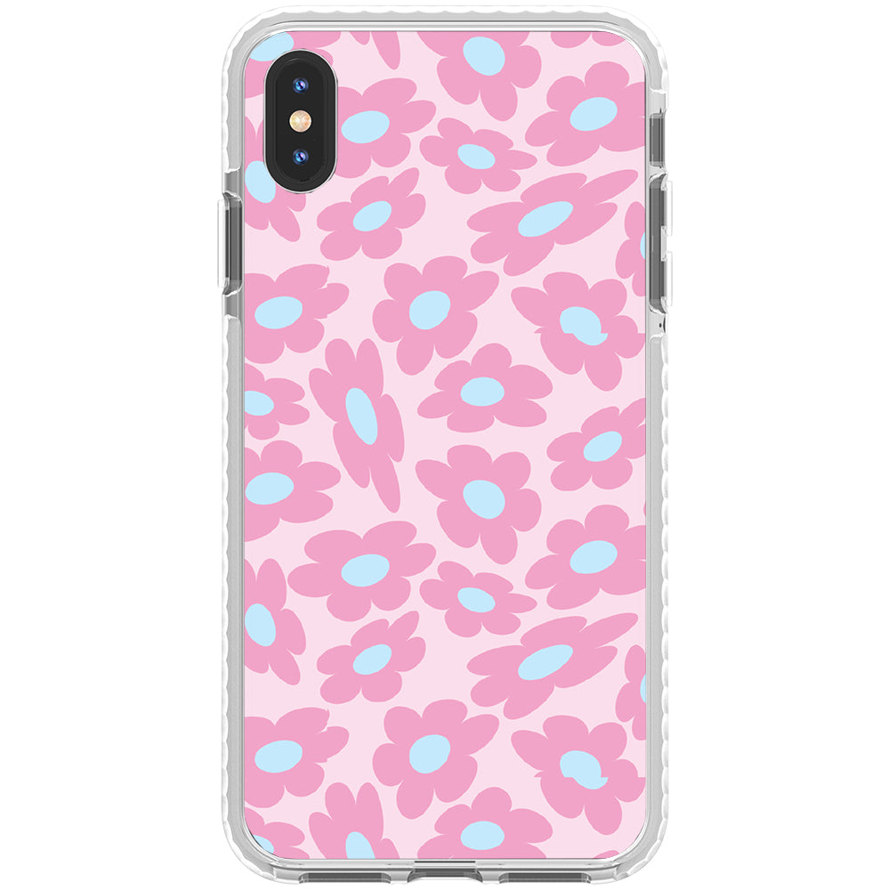 Pastel Warped Flower iPhone Case